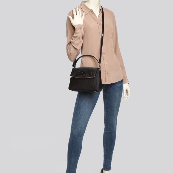 Kate Spade Mini Monks Black Nylon Messenger Bag with Strap - Picture 8 of 8